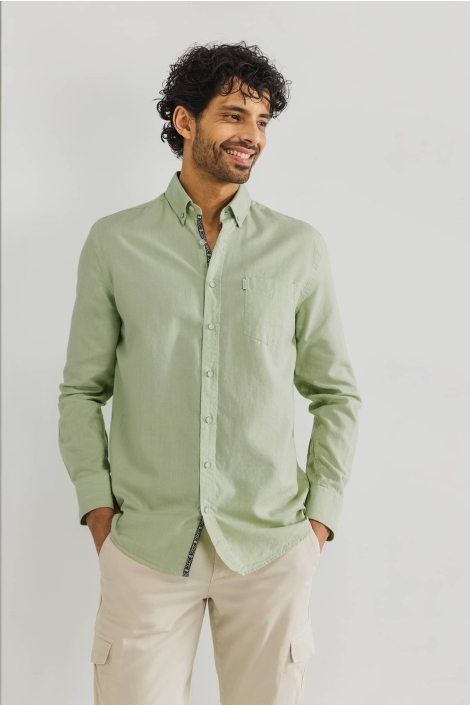 State of Art shirt ls plain oxfor